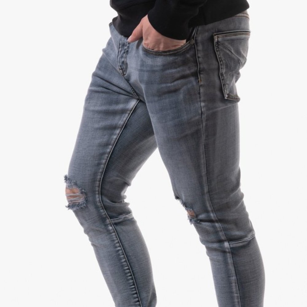 Kuwalla Tee Men’s Sand Wash Skinny Denim W34” L32”